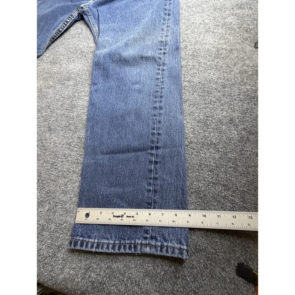 Levis 505 Jeans‎ Men's 40x30 Regular Fit Straight Leg Blue Cotton Denim
